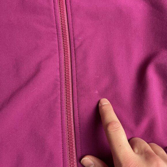 Patagonia Women L Soft Shell Jacket Fleece Purple Outdoor Hiking Jacket **READ** - Picture 9 of 16